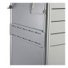Steel Junior Short Bedside Slim Treatment Cart w/ 4 Drawers & Key Lock - Image 5