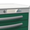 Aluminum Standard Tall Anesthesia Treatment Cart w/ 6 Drawers & Electronic Lock - Image 4