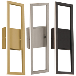 Open-Frame LED Sconce Wall Mount Dimming Light Fixture 18"