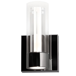 Polished LED Sconce Wall Mount Dimming Light Fixture 8"