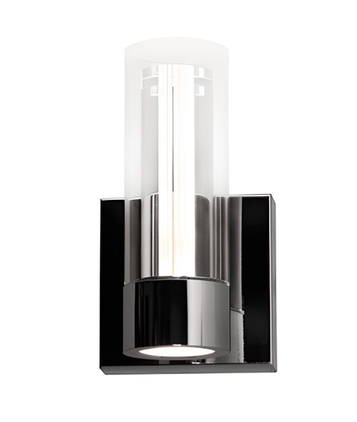 Polished LED Sconce Wall Mount Dimming Light Fixture 8"