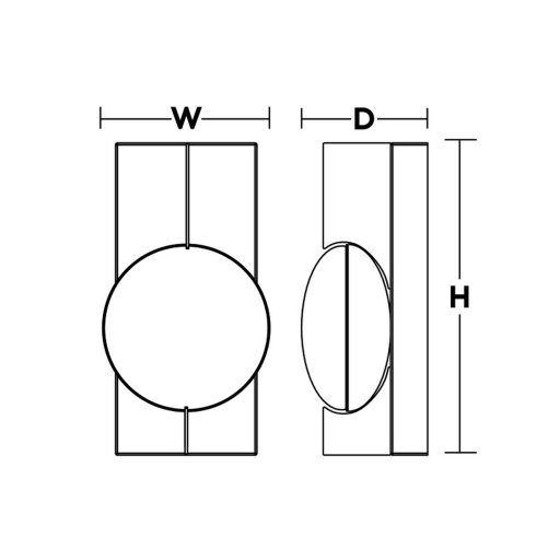 Button Style LED Sconce Wall Mount Dimming Light Fixture 10" - Image 8