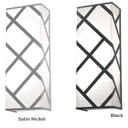 Lattice Style LED Sconce Wall Mount Dimming Light Fixture 13"