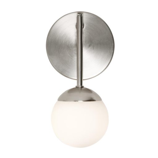 Spherical LED Sconce Wall Mount Light Fixture 1 Glass Globe 9" - Image 5