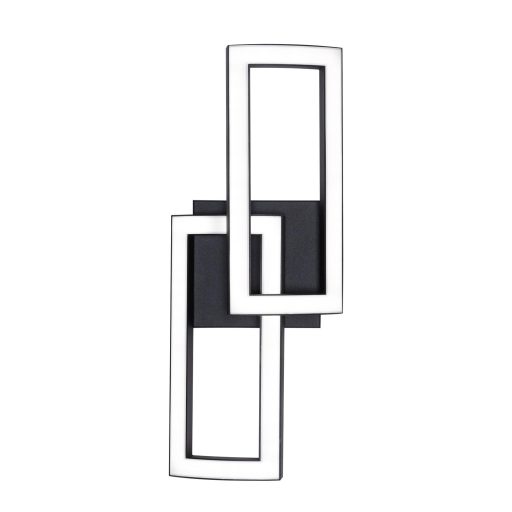 Interlocking Geometric LED Sconce Wall Mount Light Fixture 17" - Image 7