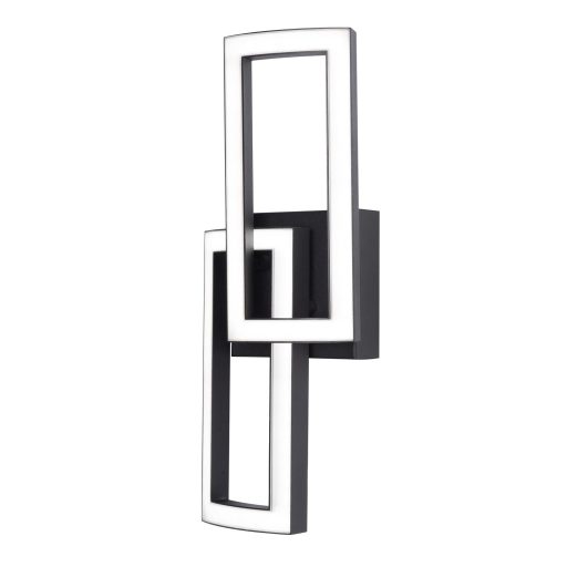 Interlocking Geometric LED Sconce Wall Mount Light Fixture 17" - Image 6