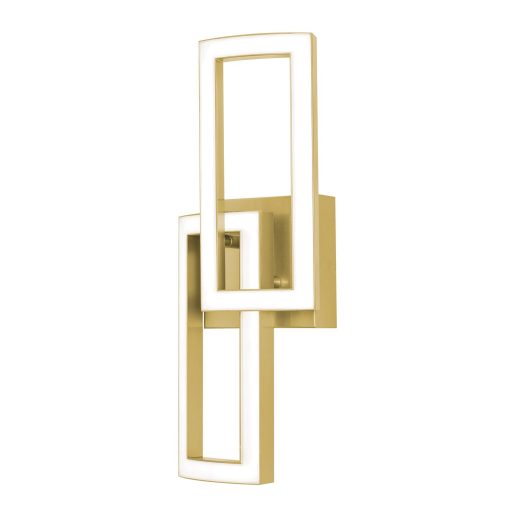 Interlocking Geometric LED Sconce Wall Mount Light Fixture 17" - Image 4