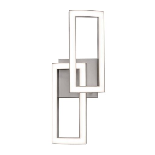 Interlocking Geometric LED Sconce Wall Mount Light Fixture 17" - Image 3