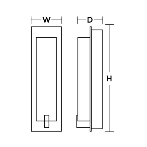 Modest LED Sconce Wall Mount Light Fixture 10"/18" - Image 4