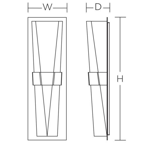 Attractive LED Sconce Wall Mount Dimming Light Fixture 19" - Image 4