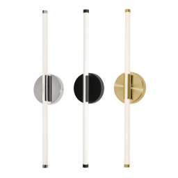 Tubular LED Sconce Wall Mount Dimming Light Fixture 24"