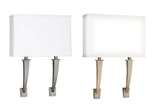 Transitional Double LED Sconce Wall Mount Light Fixture 18"