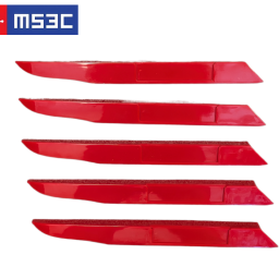 Replacement Drawer Pulls For 400CR Hospital Crash Cart - Set Of 5 Red Color