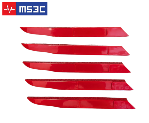 Replacement Drawer Pulls For 400CR Hospital Crash Cart - Set Of 5 Red Color