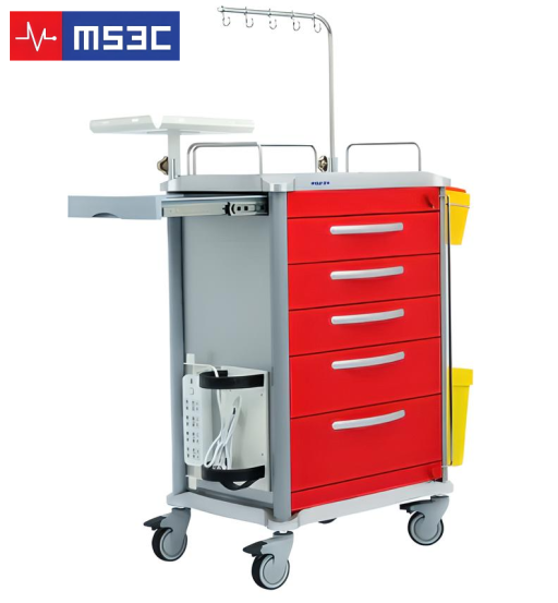 Hospital Emergency Crash Cart w/Accessory Package - Image 2