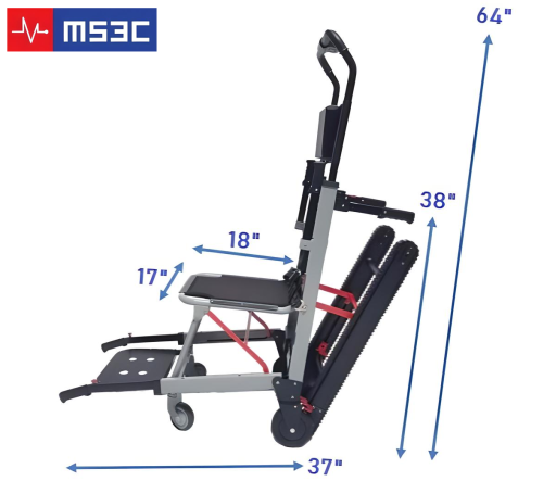 Battery Powered Stair Climb Assist Chair 350lb Capacity - Image 8