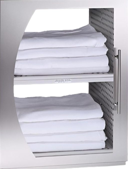 7.5 ft³ Pass Through Doors Blanket Warmer 20-25 Capacity w/Titan Series Exterior Handle - Image 2