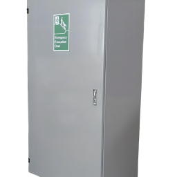 Evacuation Chair Wall Mount Storage Cabinet
