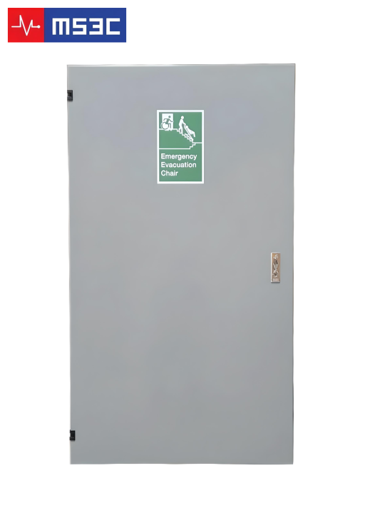Evacuation Chair Wall Mount Storage Cabinet - Image 2