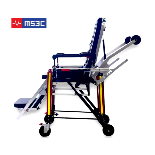 Heavy Duty Folding EMS Ambulance Stretcher Chair 550lb Capacity - Image 2