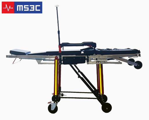 Heavy Duty Folding EMS Ambulance Stretcher Chair 550lb Capacity - Image 3