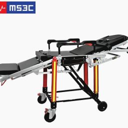 Heavy Duty Folding EMS Ambulance Stretcher Chair 550lb Capacity