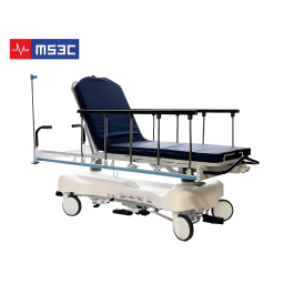 Height Adjustable Bariatric Patient Transport Stretcher - 1000lb Capacity