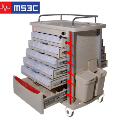 Replacement Drawer Slides for 200M Lite Mobile Medicine Cart Set Of 6