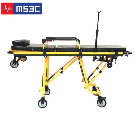 Professional EMS Ambulance Stretcher w/ Oversized Wheels 350lb Capacity - Image 2