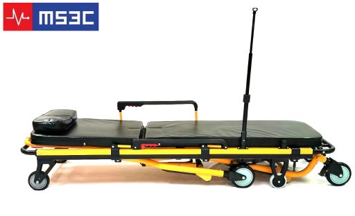 Professional EMS Ambulance Stretcher w/ Oversized Wheels 350lb Capacity - Image 5