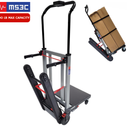 Battery Operated Climbing Hand Truck Trolley 500lb Capacity