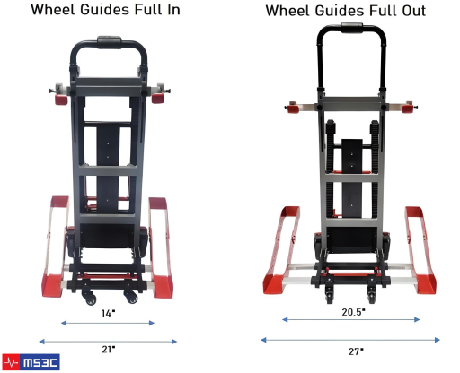 Battery Operated Climbing Trolley for Pediatric Wheelchairs 250lb Capacity - Image 5
