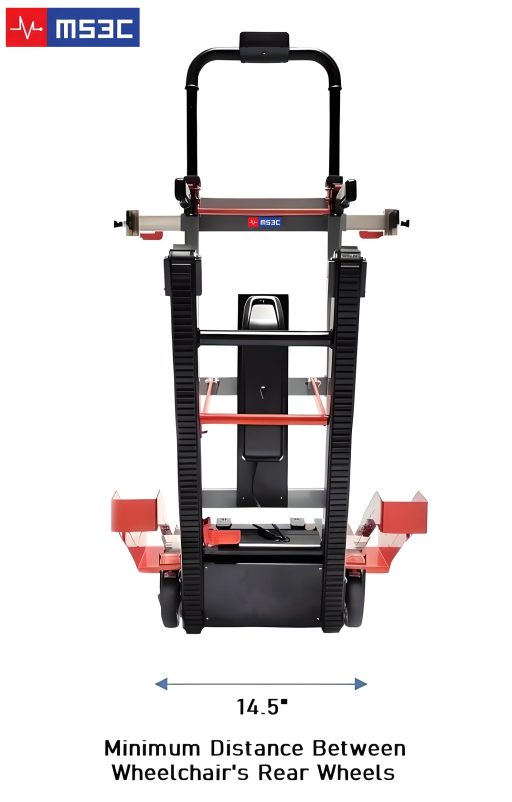 Battery Operated Climbing Trolley for Pediatric Wheelchairs 250lb Capacity - Image 4