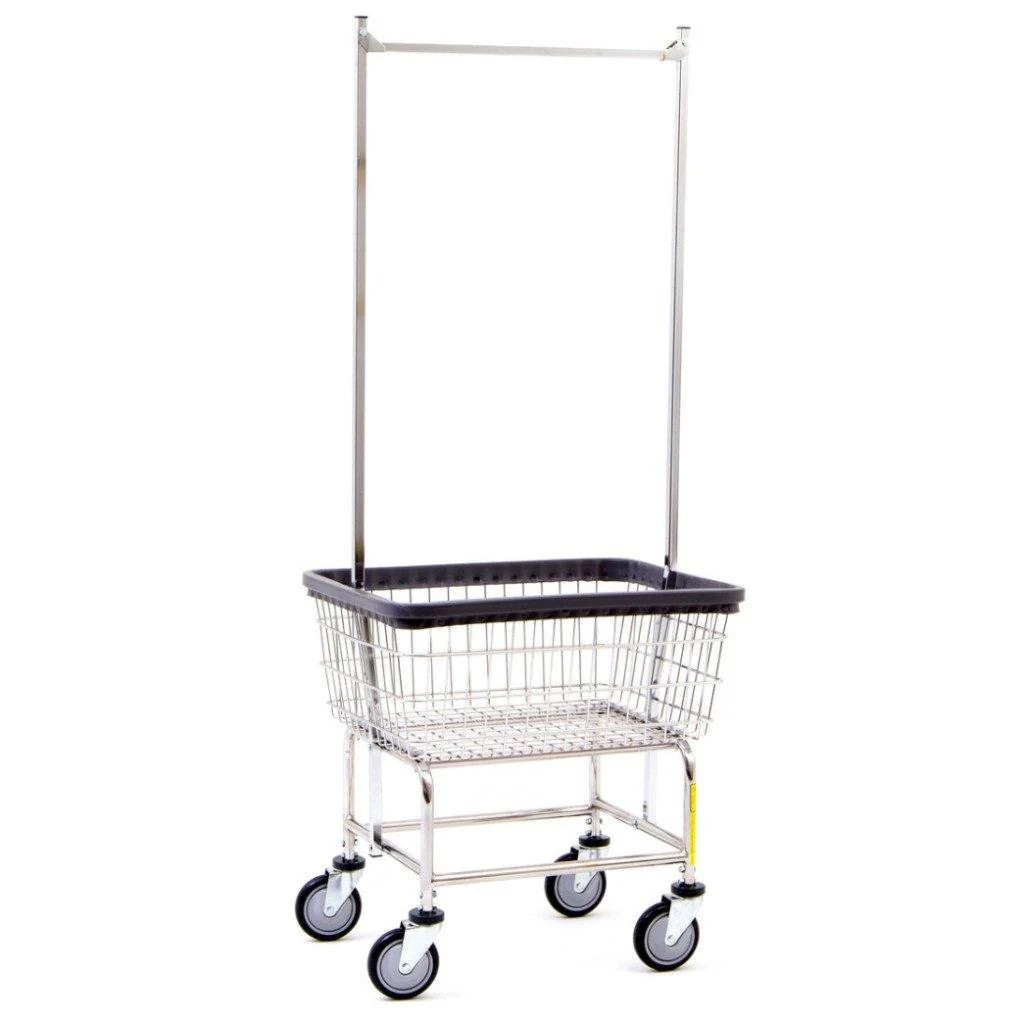 Narrow Laundry Cart 2 Bushel Capacity - Image 3
