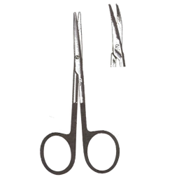 Super Cut Strabismus Scissors Blunt Curved 4-1/2 in