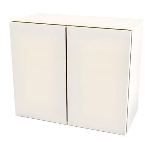 Steel 24in Modular Wall Cabinet w/ 1 Shelf & 2 Doors