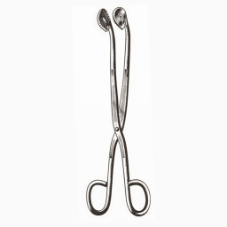 Utility & Sterilizer Forceps, Curved 11in