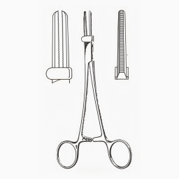 Vorse Occluding Forceps, 7-1/2 in, w/ Guard