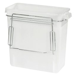 3-Gal Plastic Waste Container M/A-Series Med Cart Direct Mount