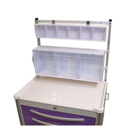 3 Unit Clear Plastic Tilt Bin Accessory