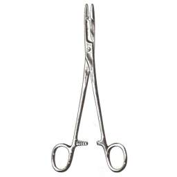 Olsen-Hegar Needle Holder, Serrated