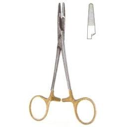 Olsen-Hegar Needle Holder, Combined Suture Scissors, Serrated Jaws 5-1/2 in