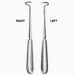 Deschamps Ligature Carriers, Sharp, left 8 in
