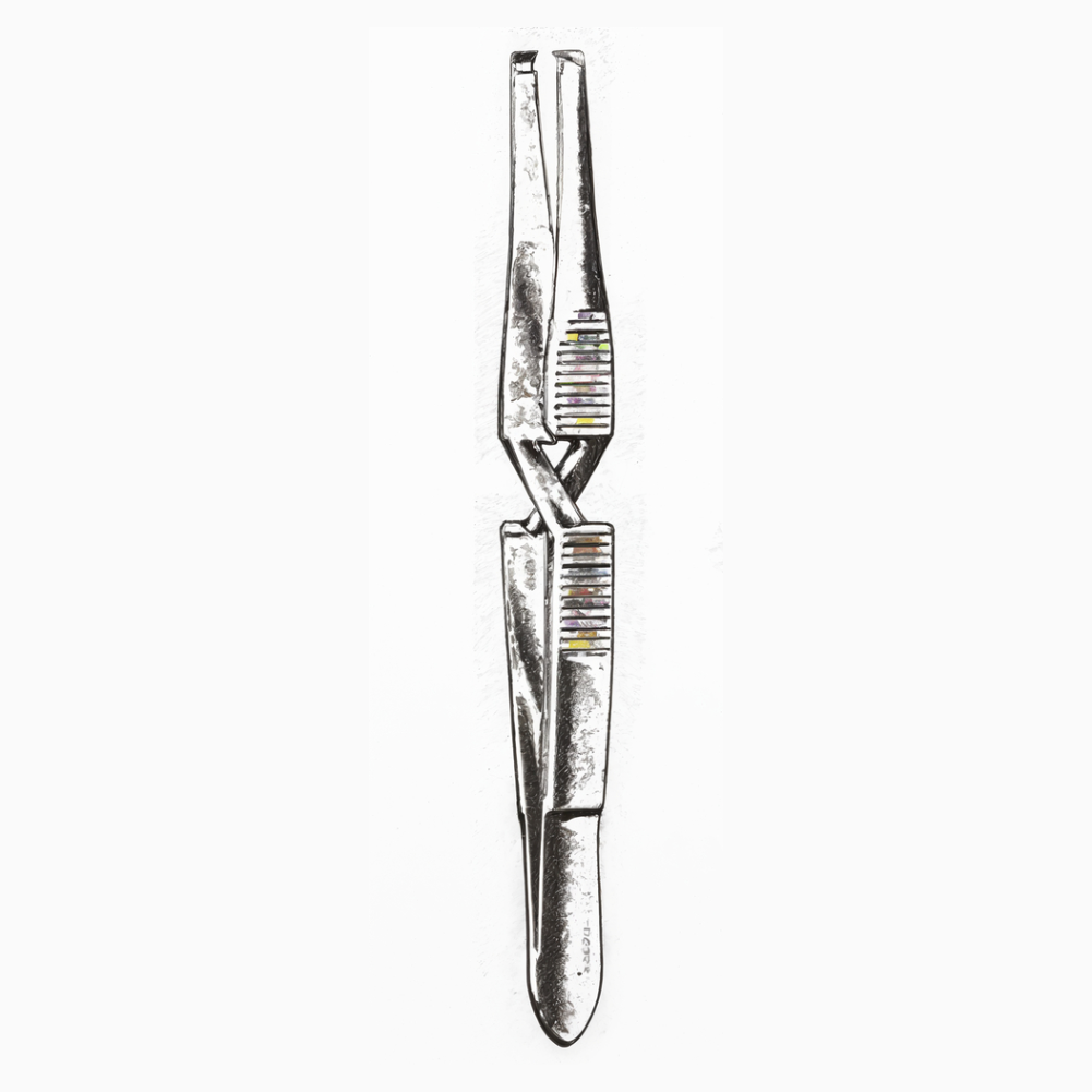 Hegenbarth Clip Forceps 5 in