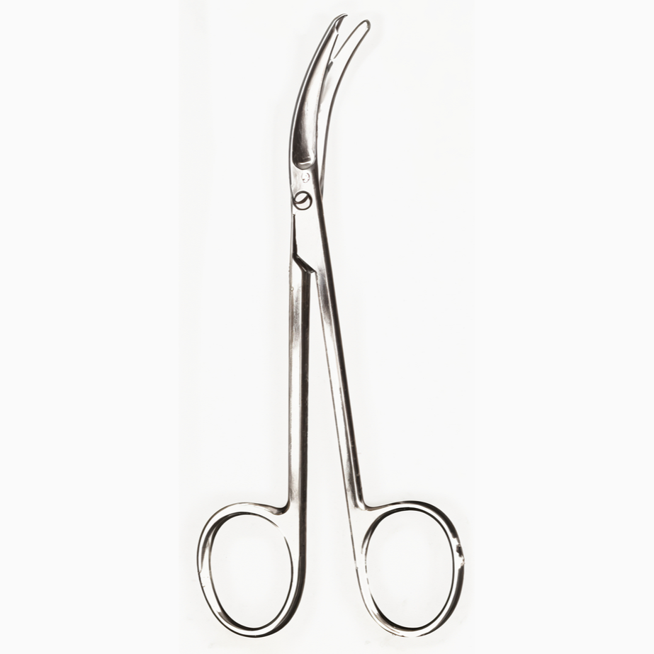 Northbent Stitch Scissors 4-3/4 in Curved, Light Pattern