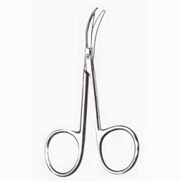 Shortbent Stitch Scissors 3-1/2 in Curved Delicate