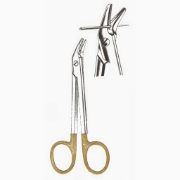 Roger Wire Cutting Scissors 4-3/4 in Angled-Side
