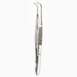 Eye Dressing Forceps Fully Curved Extra Fine Serrated 4 in