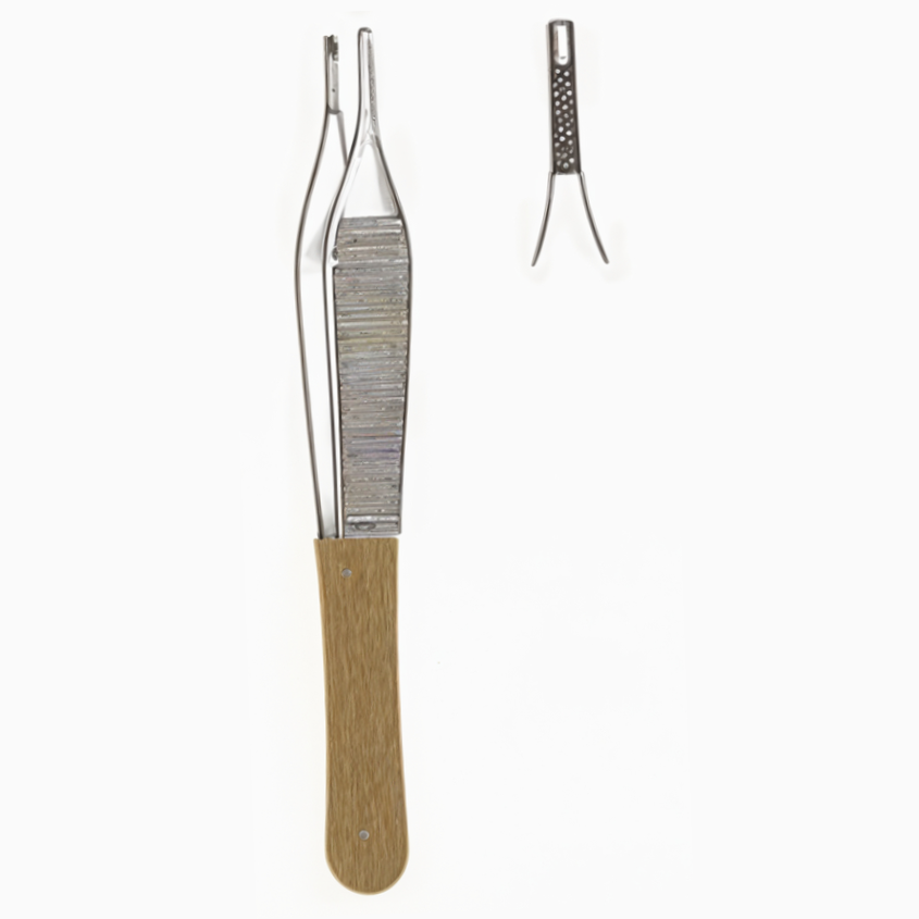 Brown-Adson Tissue Forceps Tungsten Carbide Inlays 4.75in