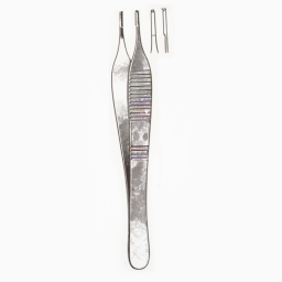 Adson Tissue and Suture Forceps 1x2 Teeth 4.75in